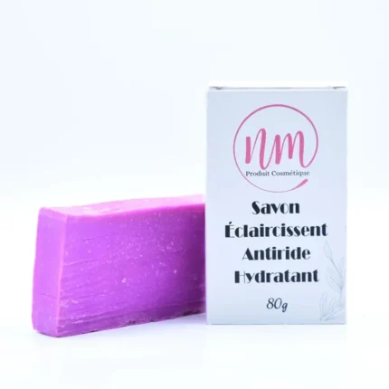 Savon Éclaircissant Anti-rides & Hydratant – Peau Radieuse & Jeune
